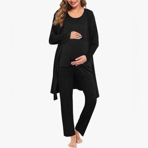 Maternity Black Sleepwear Set - Medium